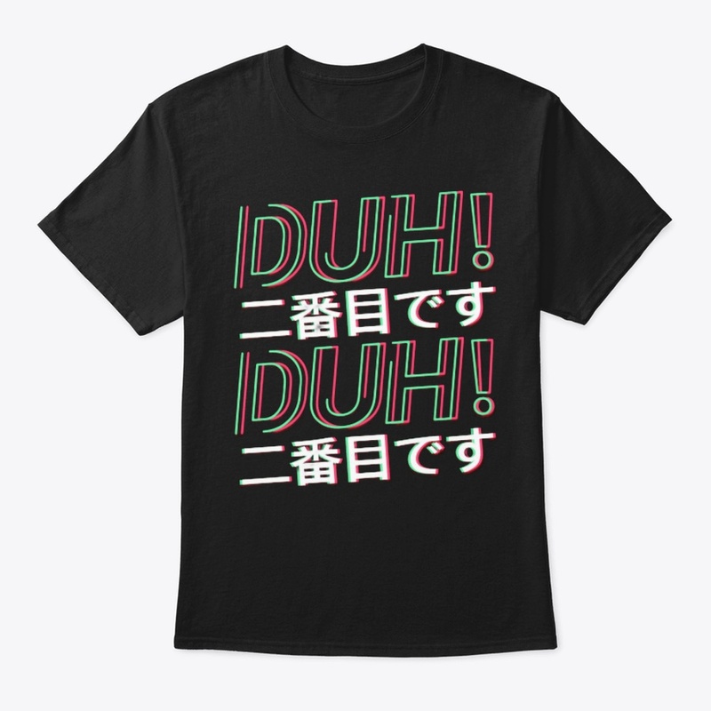 Duh fun Neon Slogan Word Graphic 