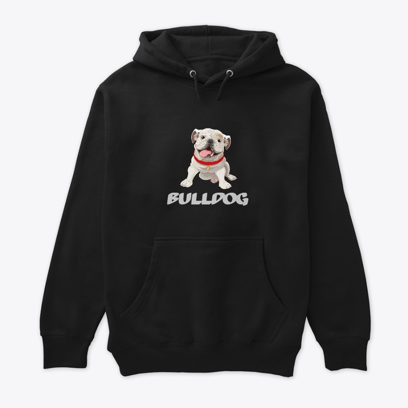 cheerful cartoon Bulldog