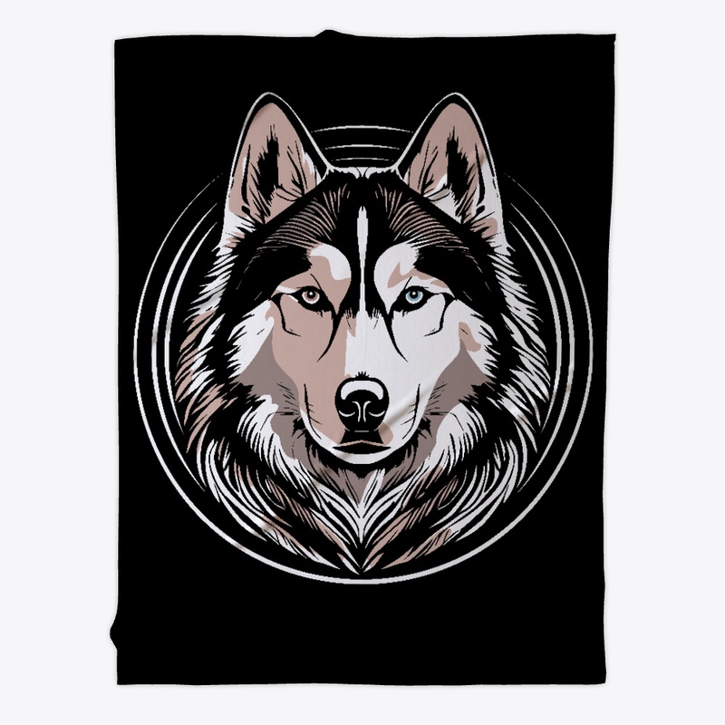 beautiful bi-eyed Siberian Husky Dog
