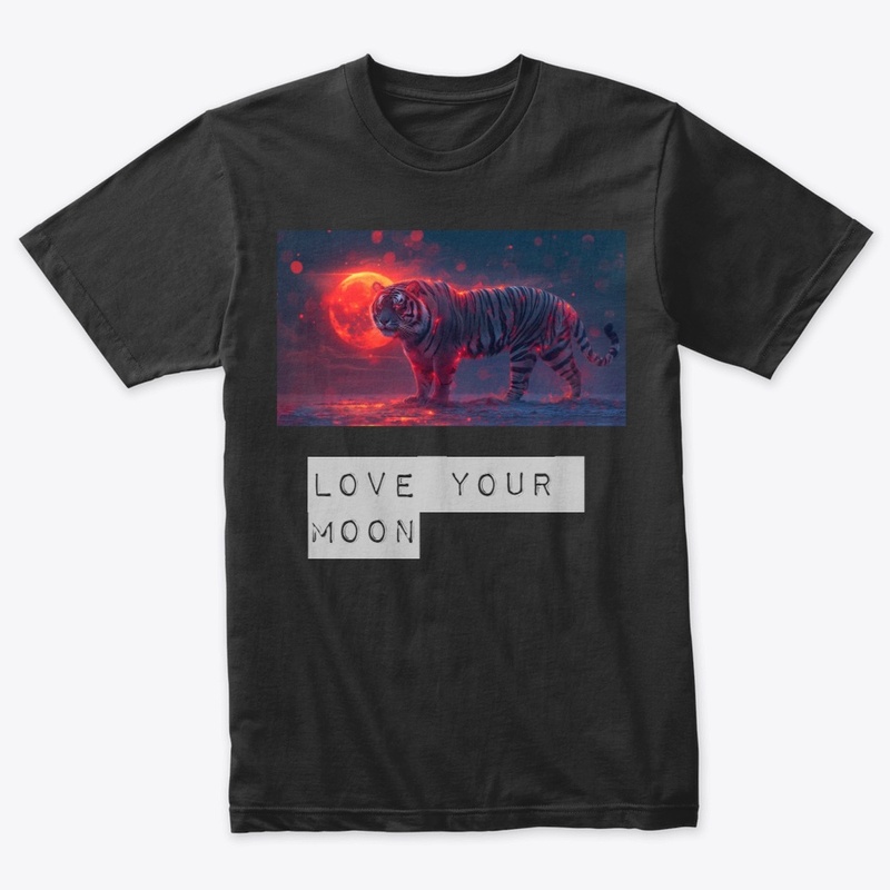 Love your Moon White Tiger and Moon