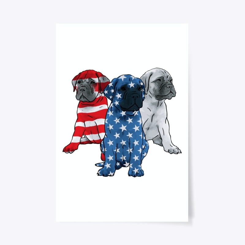 4th Of July Bullmastiff Lover Gift