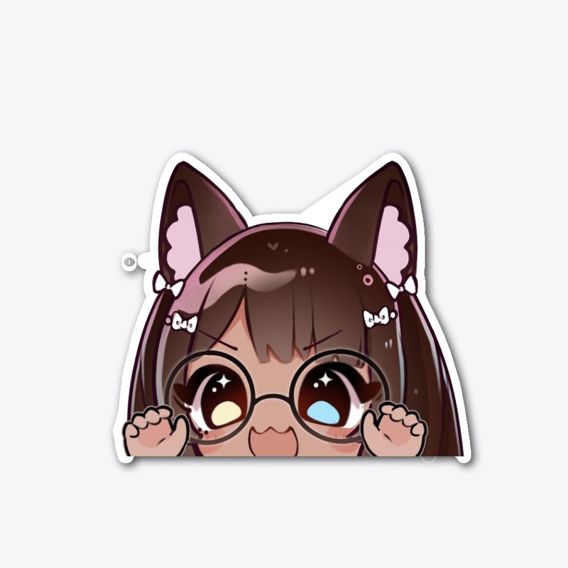 Cocoa Peek Hands Raised