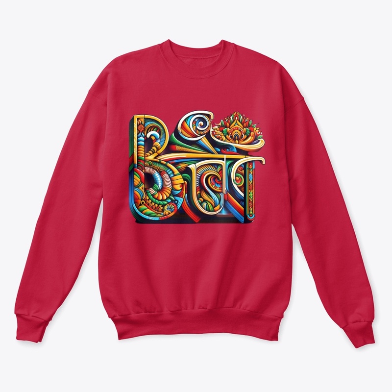 Vibrant Mandala-Inspired Boho Typography