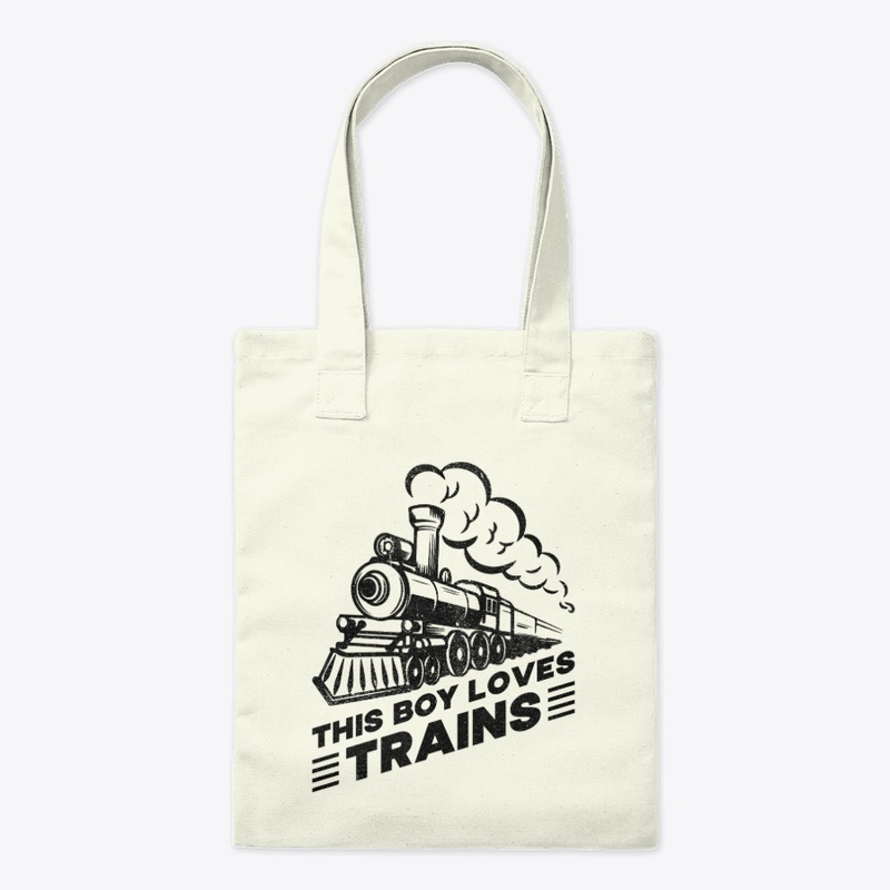 This Boy Loves Trains - Steam Locomotive