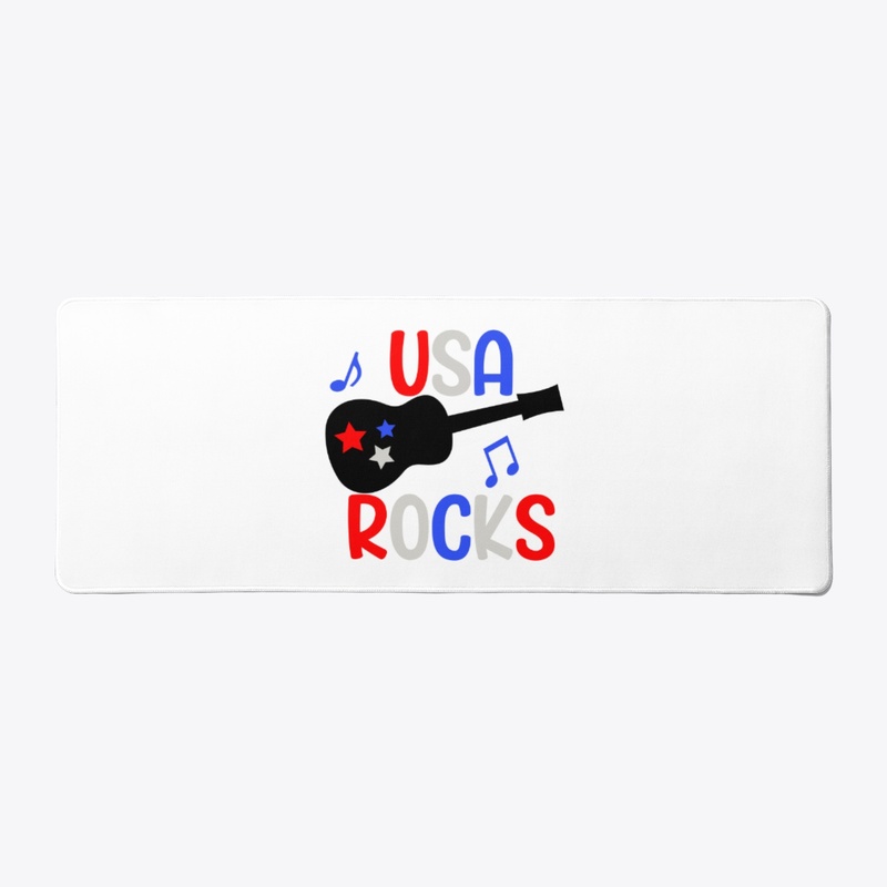 USA Rocks Patriotic Guitar