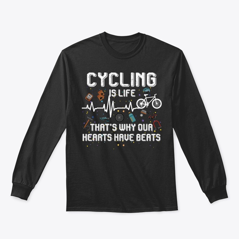 Cycling Lover Gift Our Hearts Have Beats