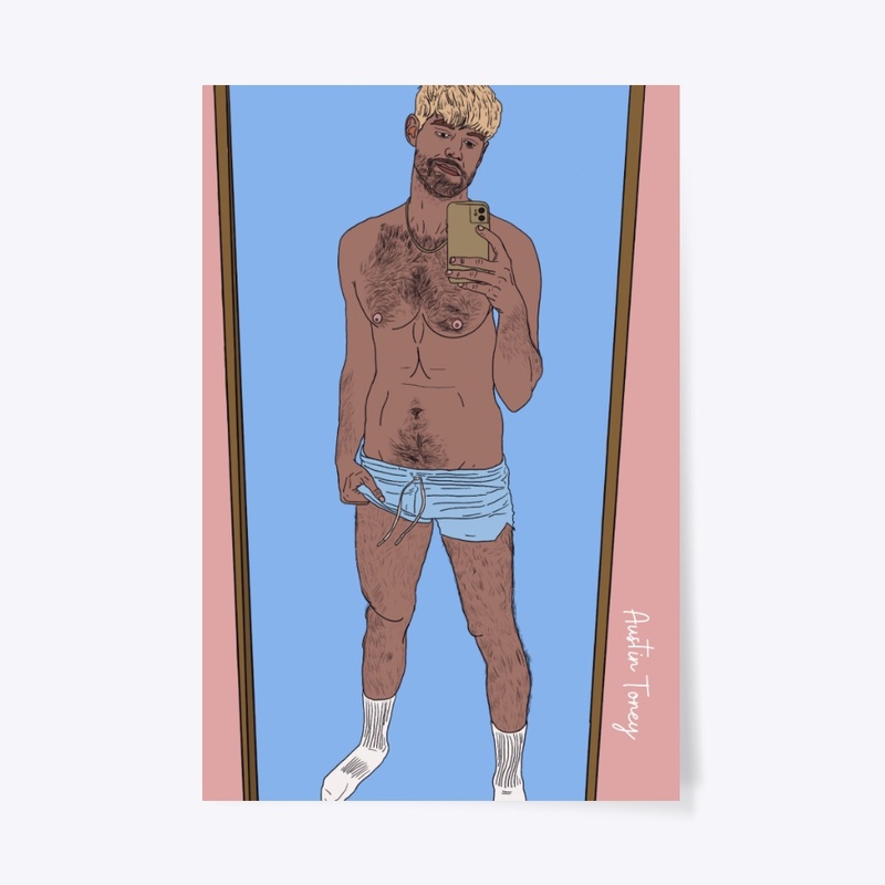 Pink Collection: Hairy Mirror Selfie