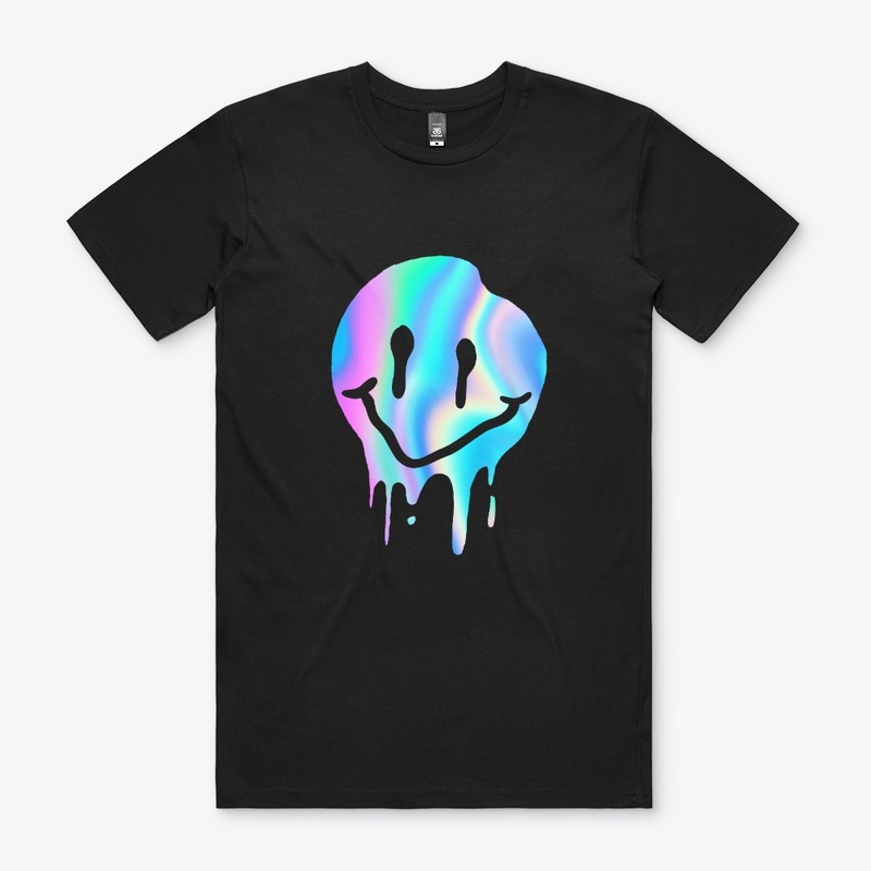 Happy Face Melting Trippy Design