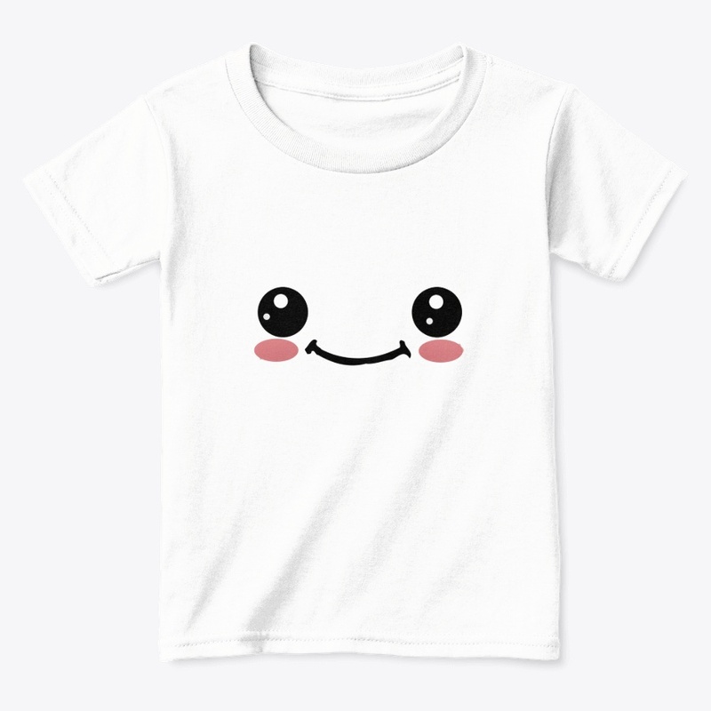 Kawaii japaneses anime faces: smile