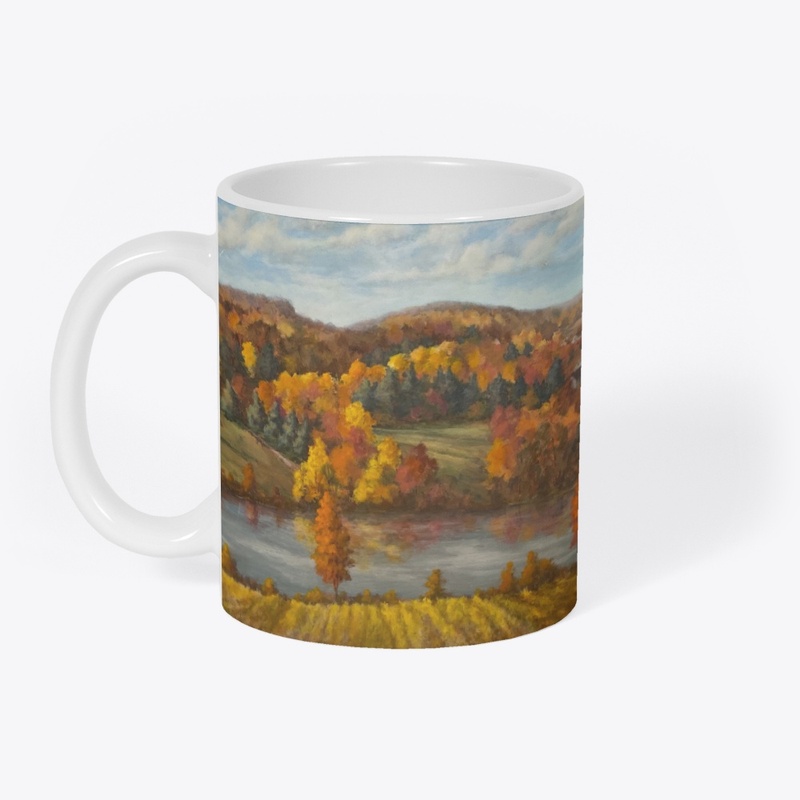 Valley Reflection Painting