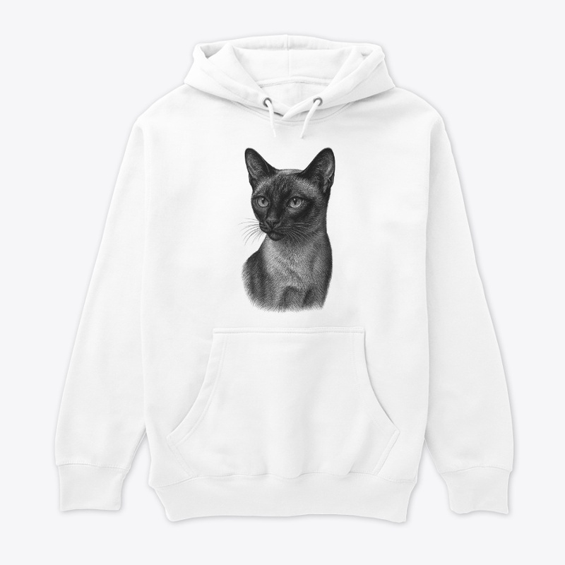 Chic Siamese Cat for Cat-Loving Girls