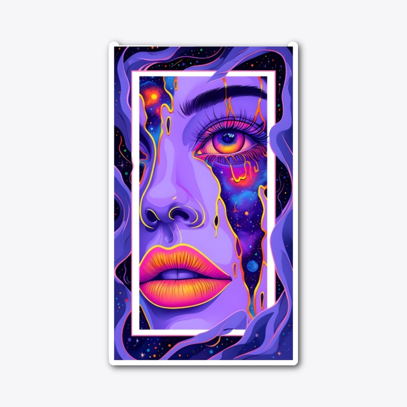 Purple Trippy Girl