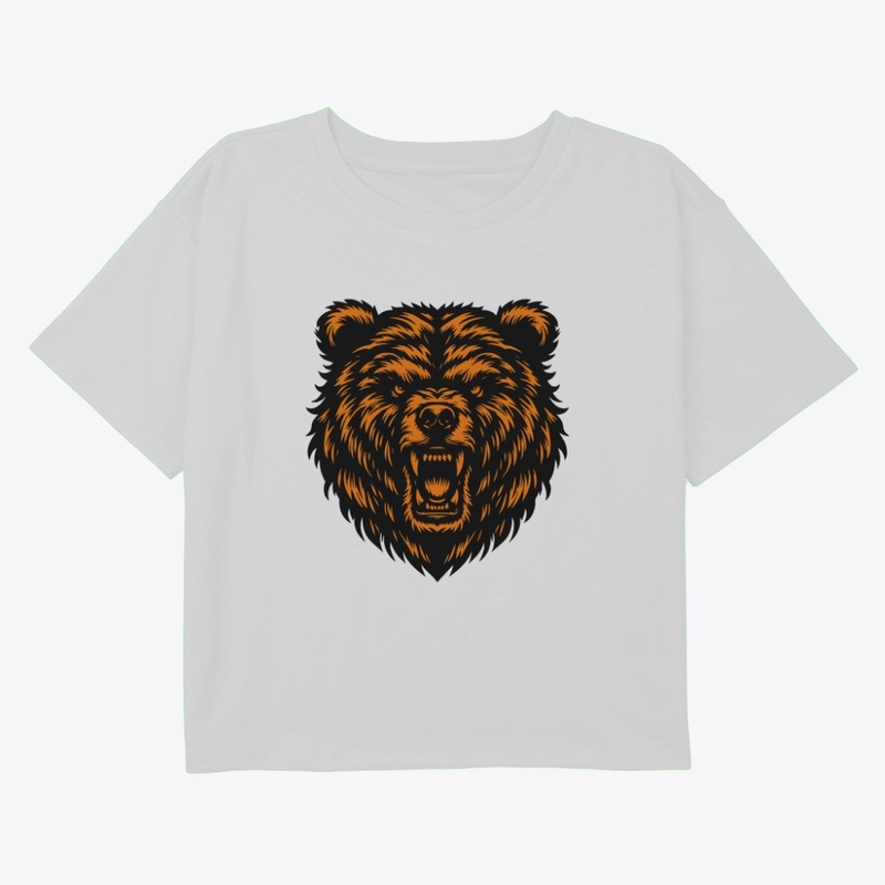 Untamed Bear Head Graphic