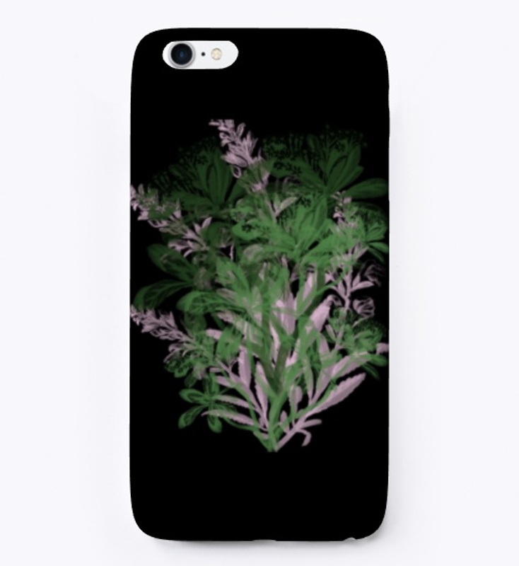 Vintage Green and Pink Floral