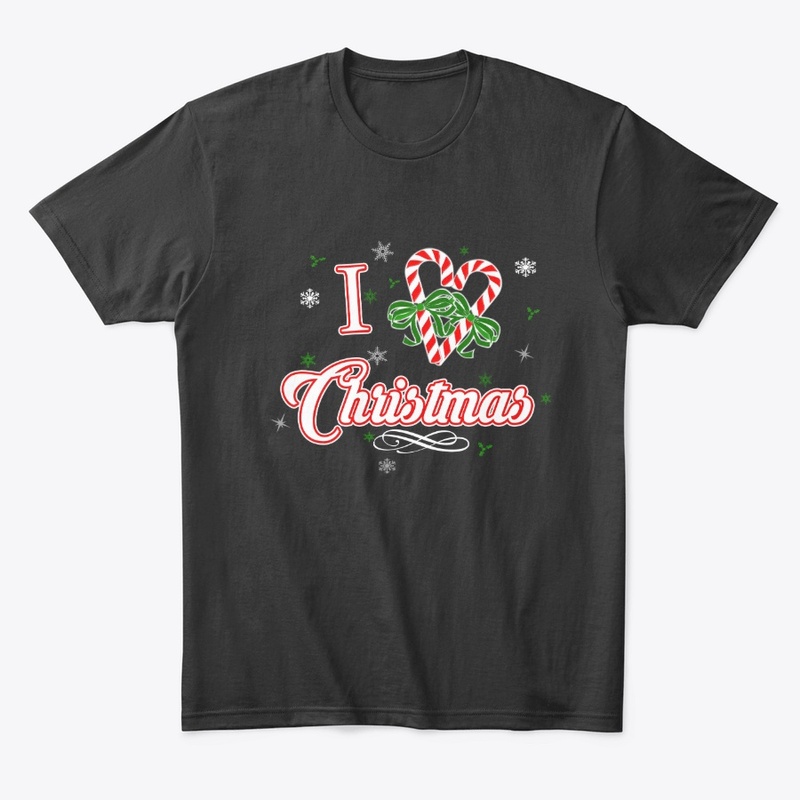 I Love Christmas Sweatshirt Sweater 