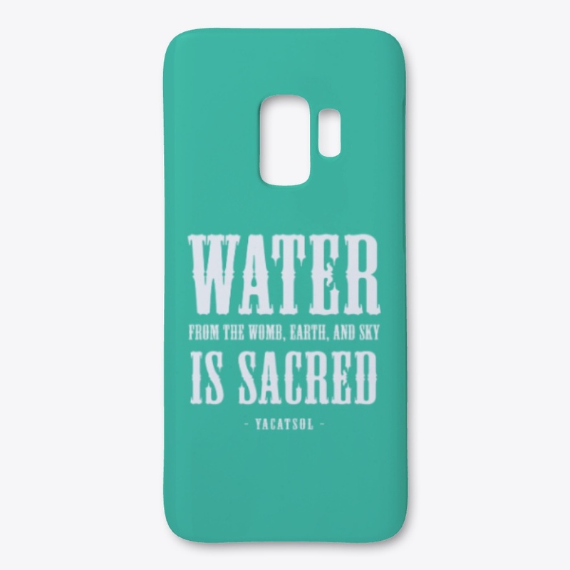 Water is Sacred-  White