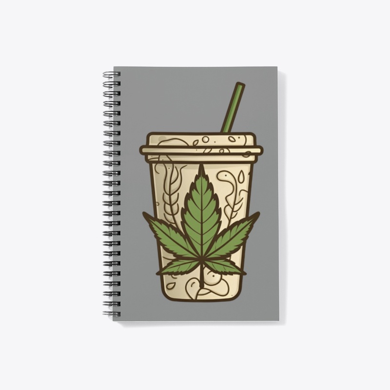 Leaf Poke Café Iced Canna-Chai latte