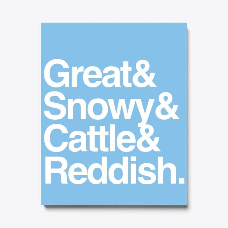 Egrets Helvetica List