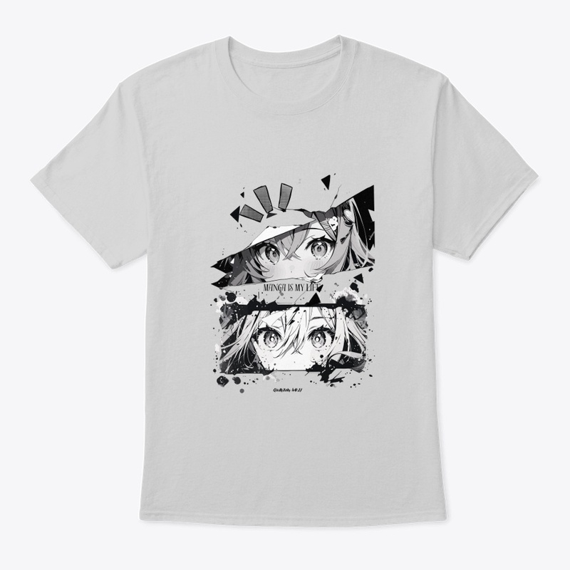 "MANGA IS MY LIFE" TEE BY QUANTUM WOLF 