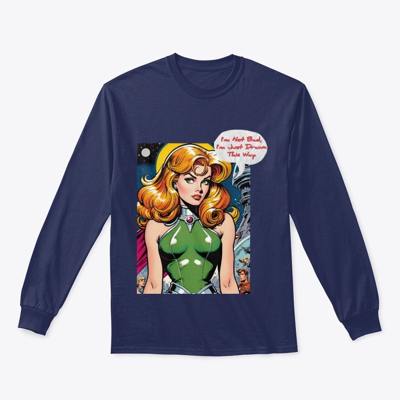 Funny Sexy Pun Trendy Comic Art Style 