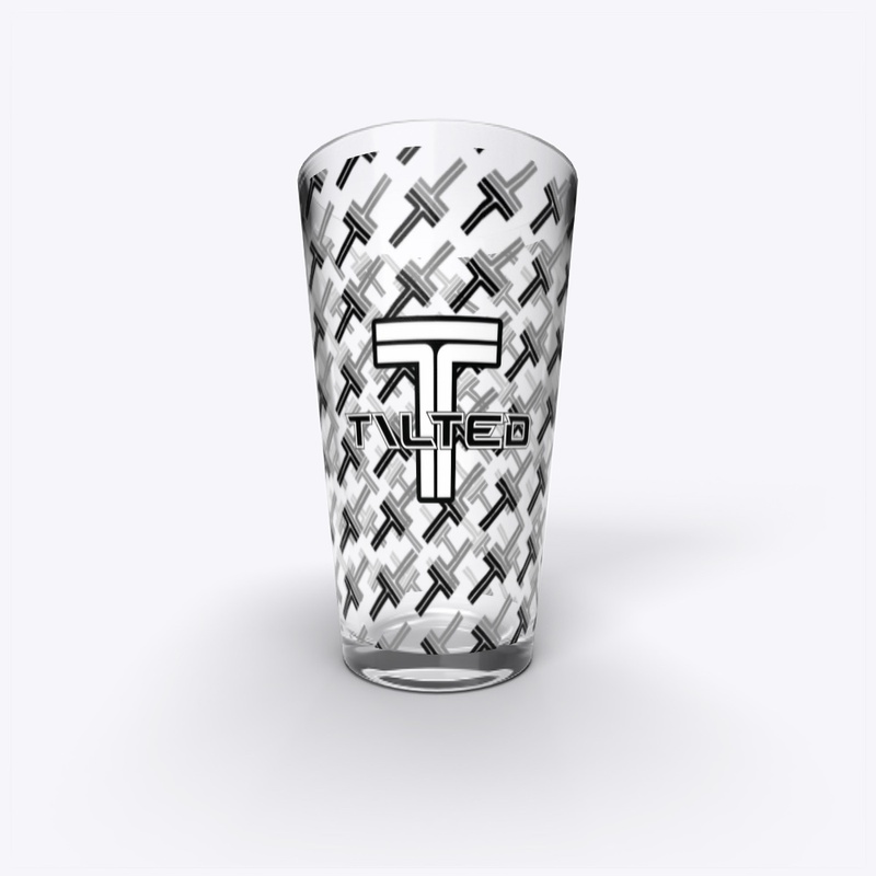 TILTED Pint Glass