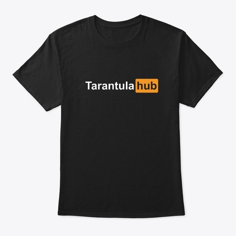 Tarantulahub Logo Black T-Shirt Front