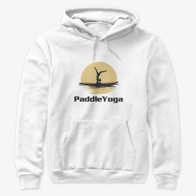 SUP, paddle board yoga pincha position