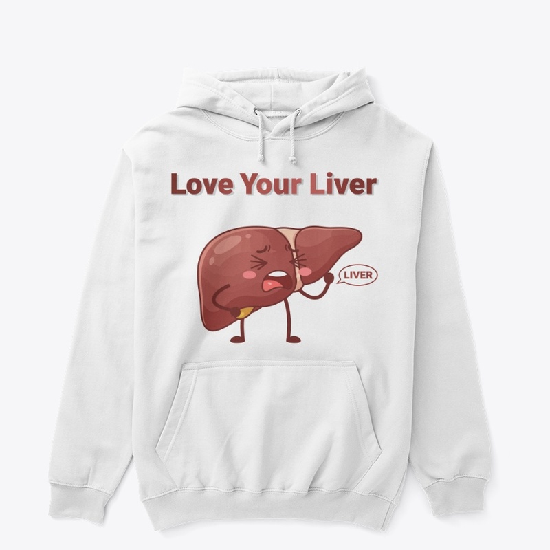 Love Your Liver Cute Organ Design