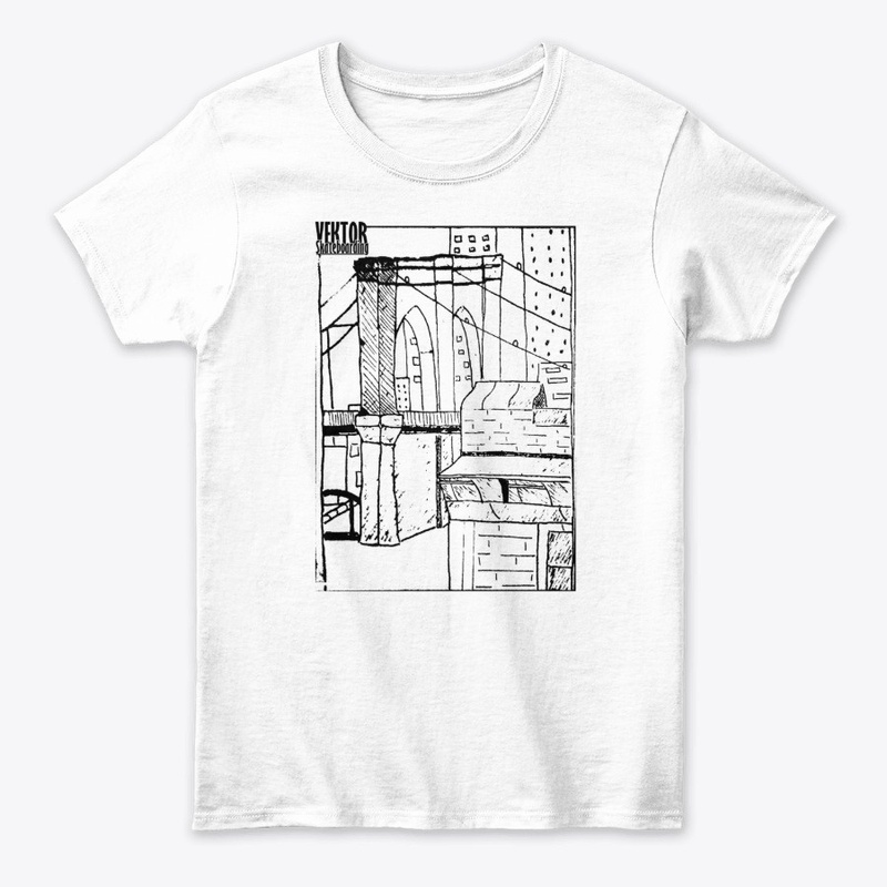 Vektor Skateboarding City Scape Design