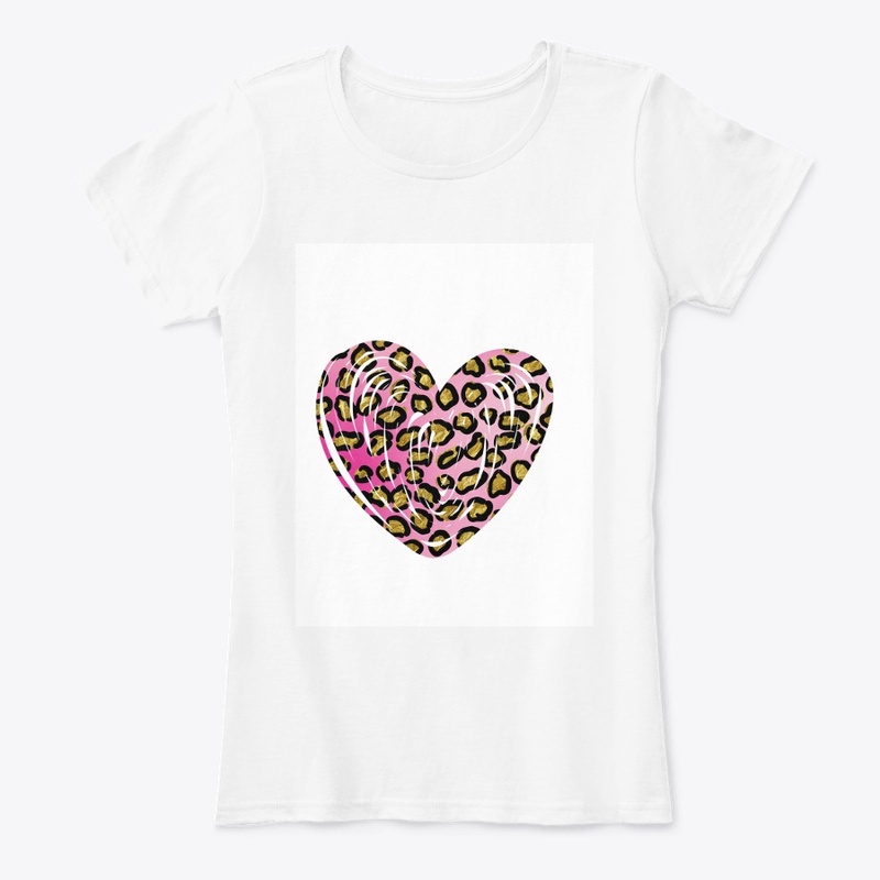 Leopard Heart T-Shirt