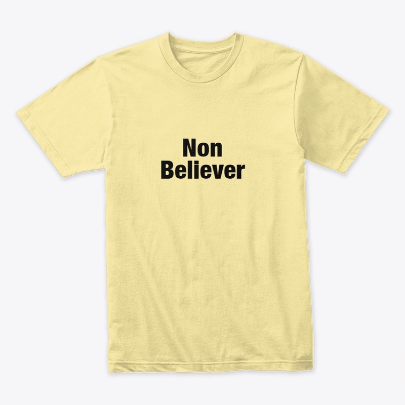 Non-believer printed T-shirt for Atheist
