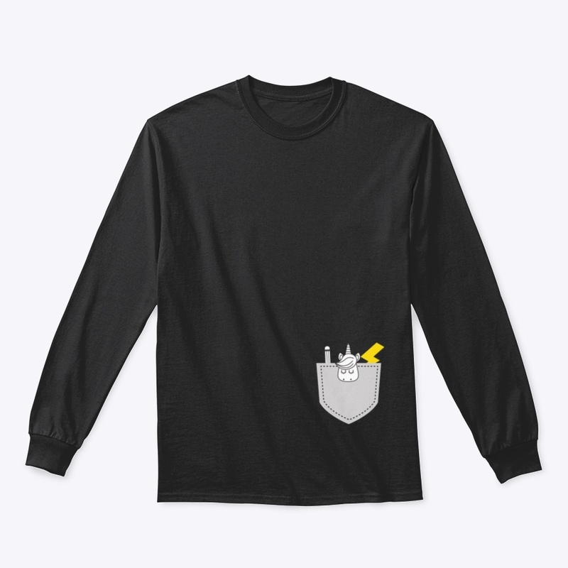 shh my unicorn in my pocket