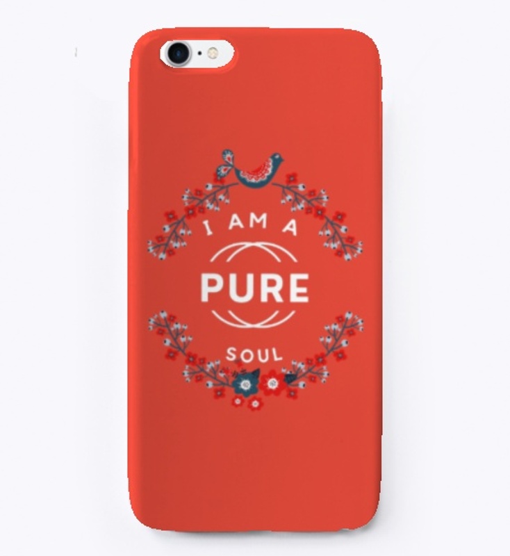 I am a pure soul- flower design