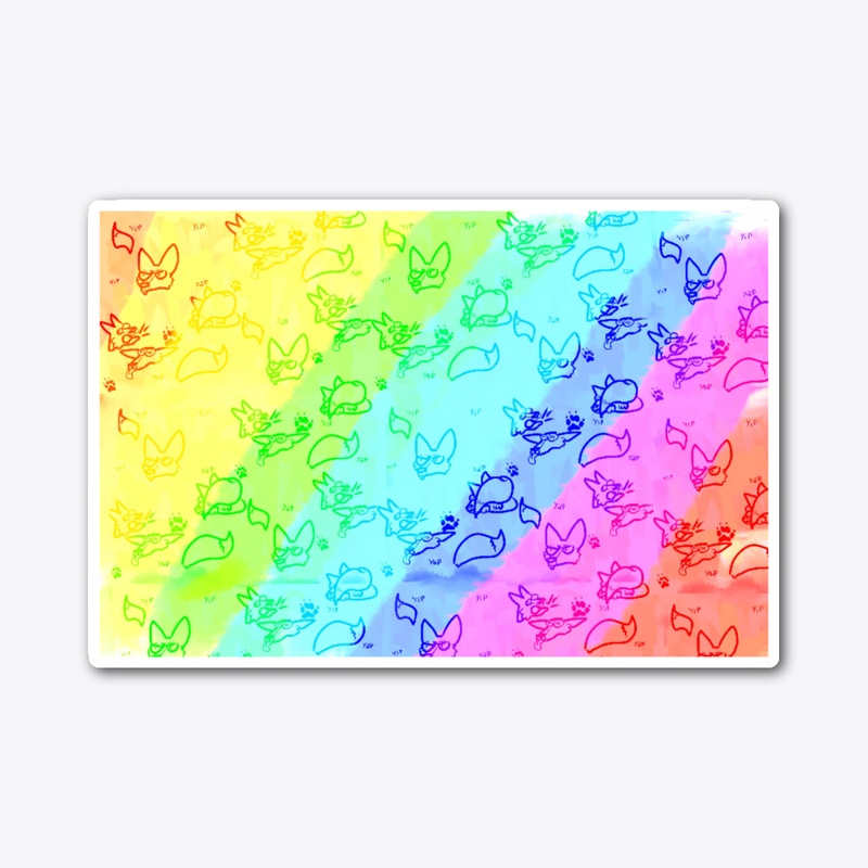Derpy Foxes Rainbow