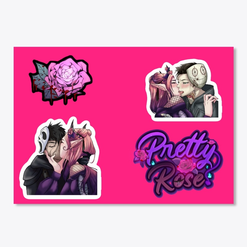 Rose Stickers Daddy Killers