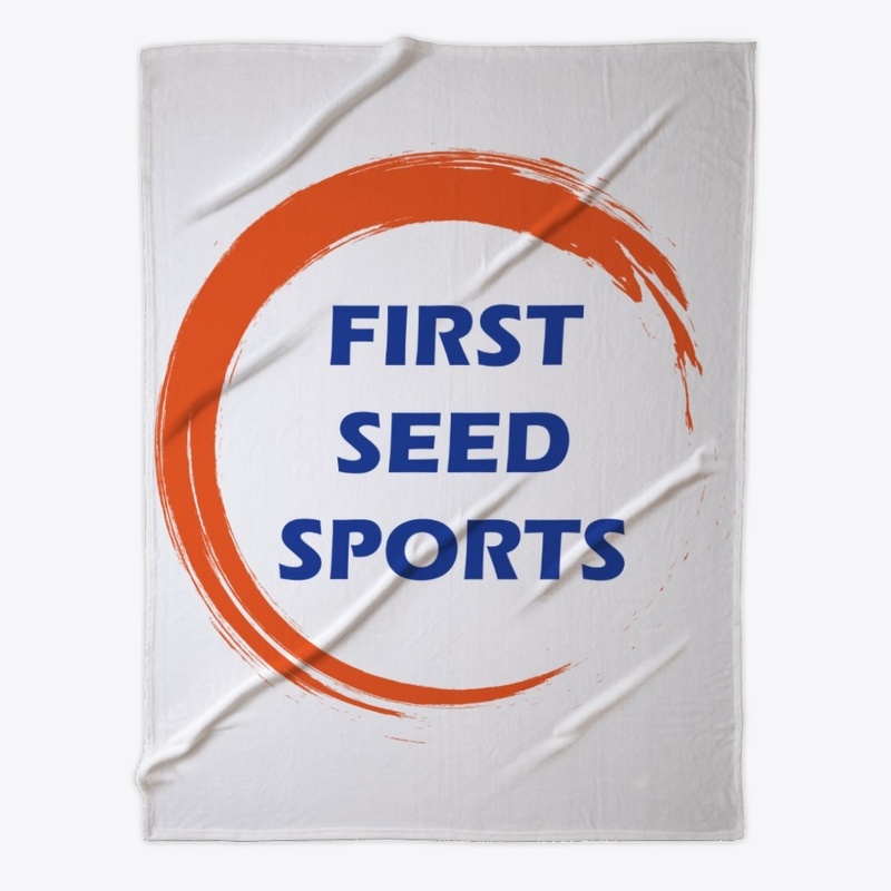 First Seed Sports - White Fleece Blanket