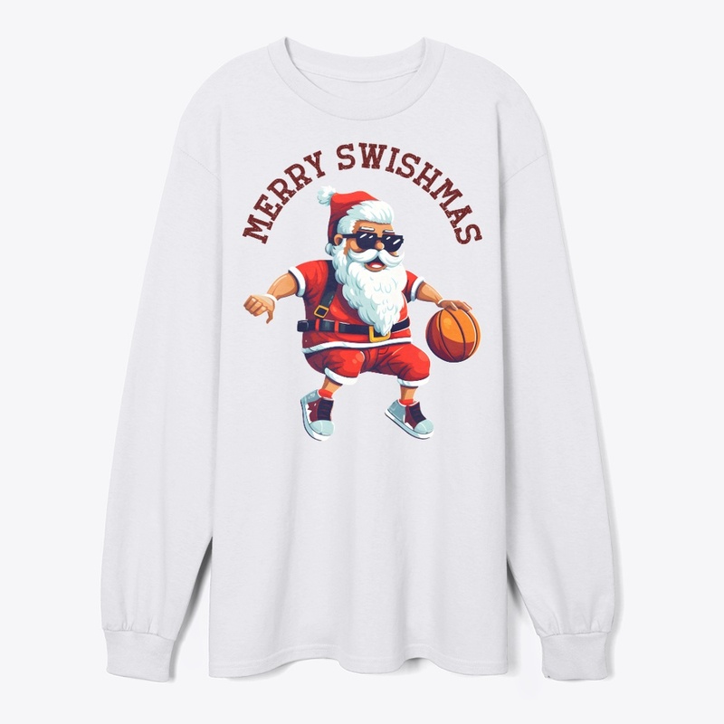 Merry Swishmas Santa Basketball