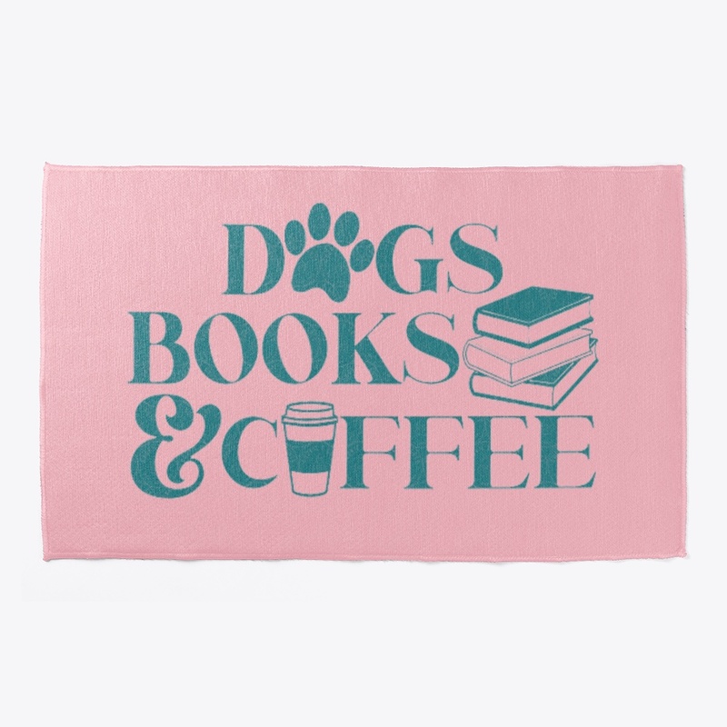 A Cozy Trio: Dogs, Books, Coffee