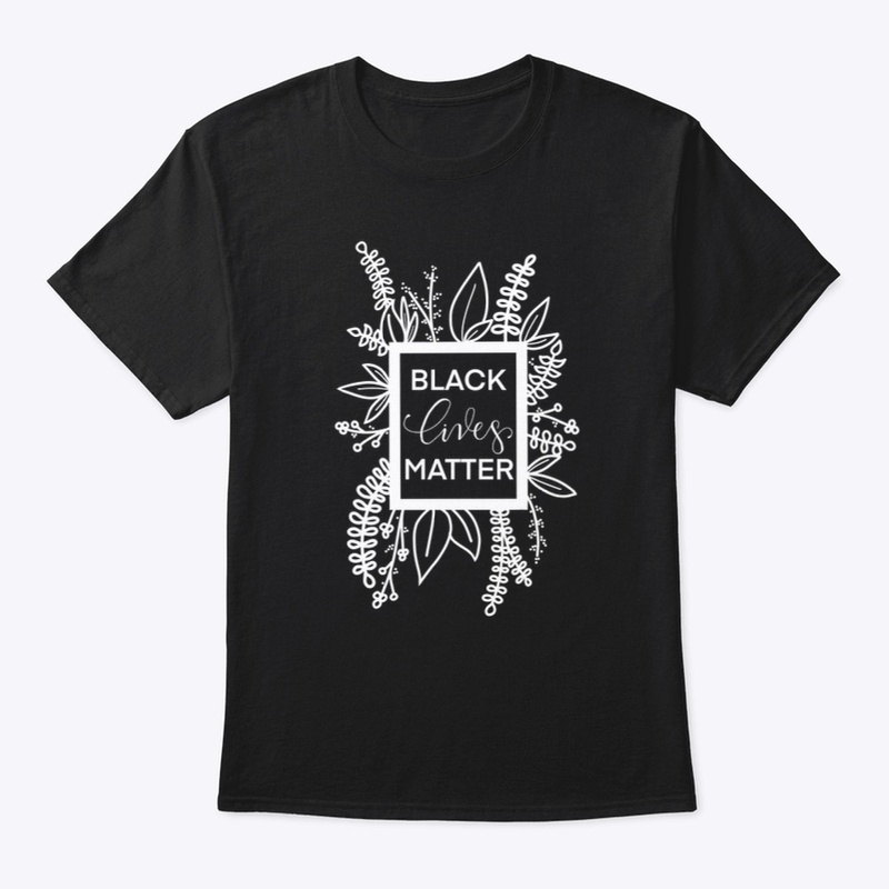 Black Lives Matter Floral Tee