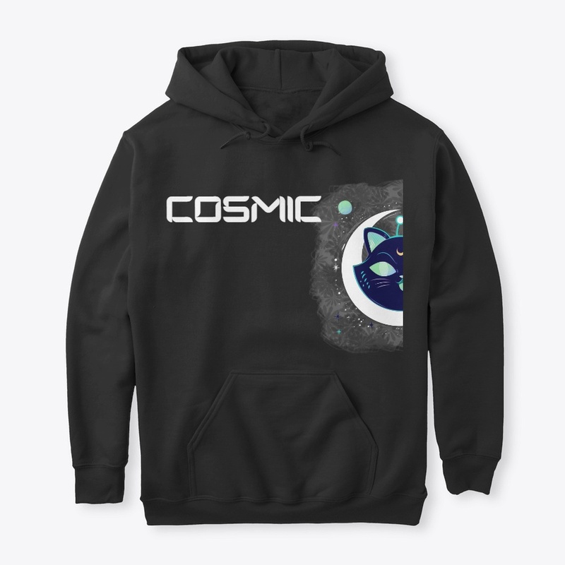 Cosmic Kitty Halloween Humor Design