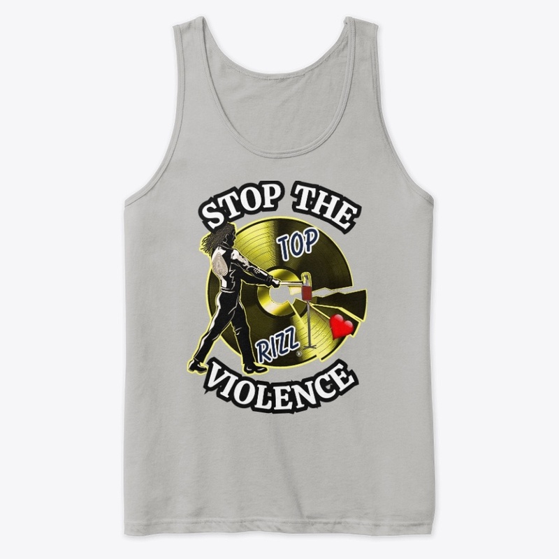 TOP RIZZ LOGO - STOP THE VIOLENCE 