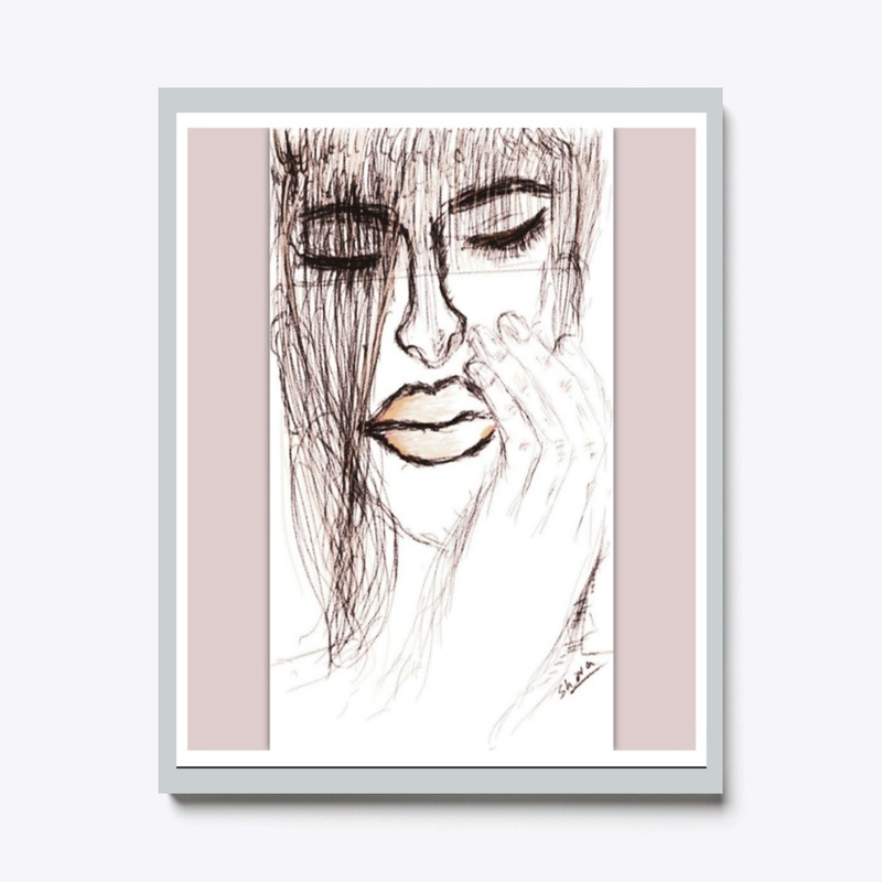 "Thought" Skatched Artwork By Shova