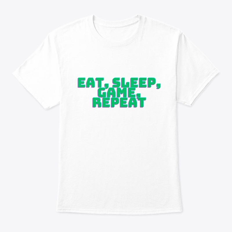 Eat, Sleep, Game, Repeat T-Shirt Design