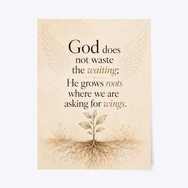 Waiting With God Wall Art