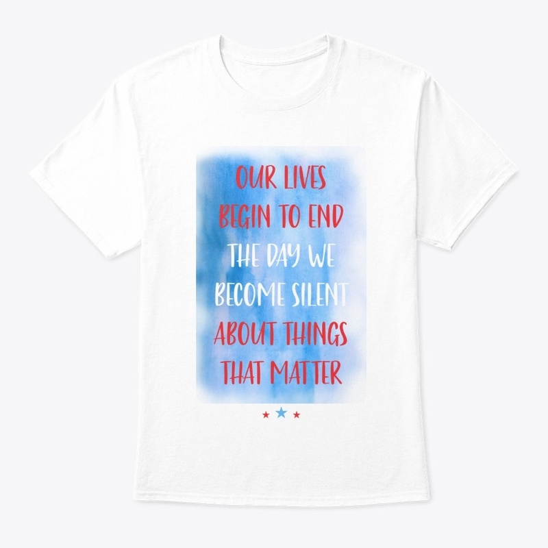 Speak up for the things which matter.