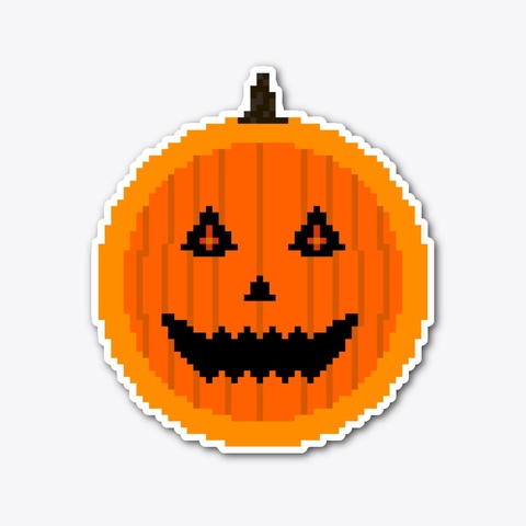 The Pixelated Pumpkin Logo Standard  Standard áo T-Shirt Front