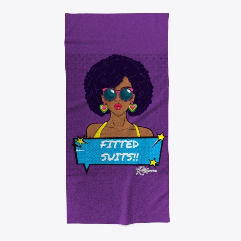 Fitted Suits Pop Art Afro Woman