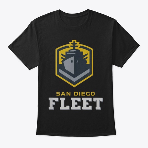 Vintage San Diego Football Fleet Shirt M Black T-Shirt Front