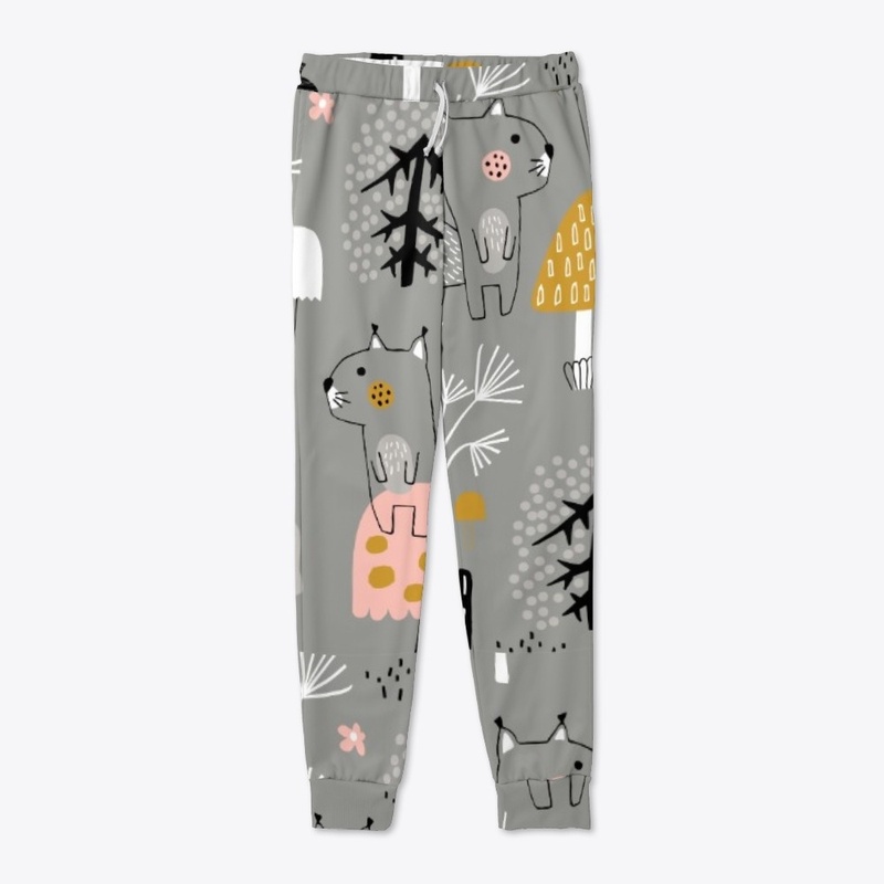 Cool Squirrel Acorn T-shirt with Joggers