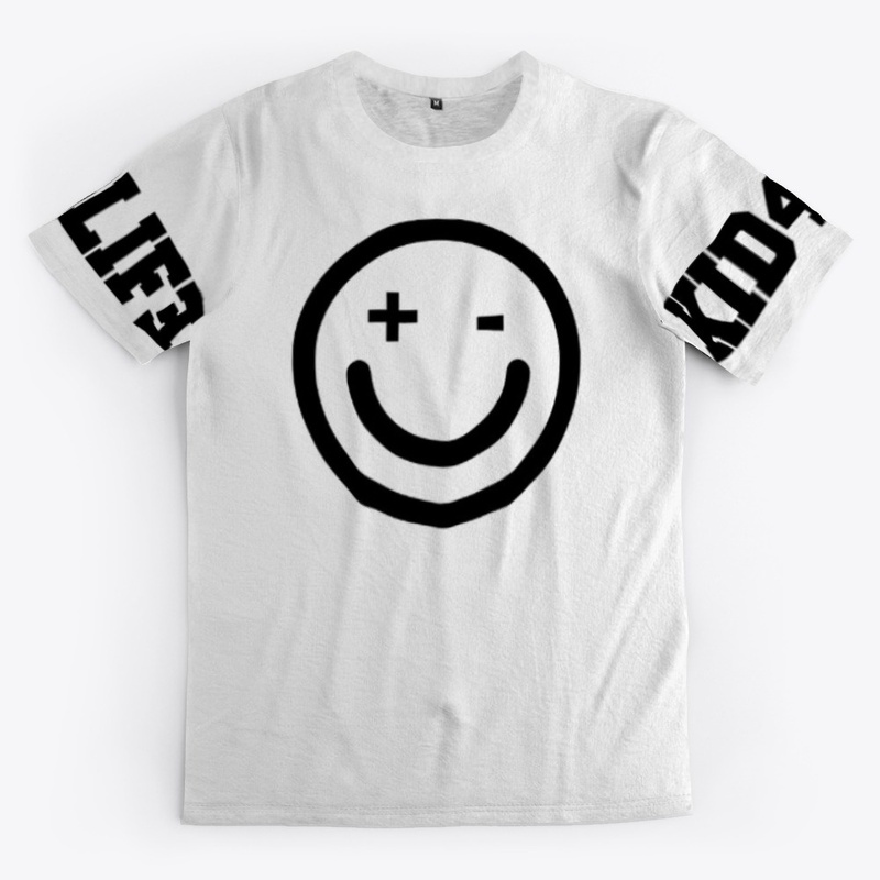 K4L SLEEVE PRINT TEE WHITE